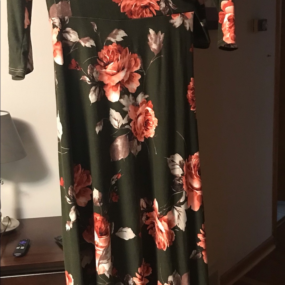 Mother Bee Floral Maternity Dress Size Large